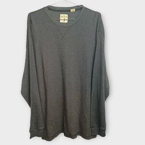 Red Head Brand Co. Mens Gray Long Sleeve Crew Neck T‎ Shirt XL